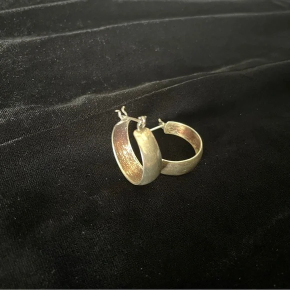 Taxco sterling silver hoops vintage - Picture 3 of 7